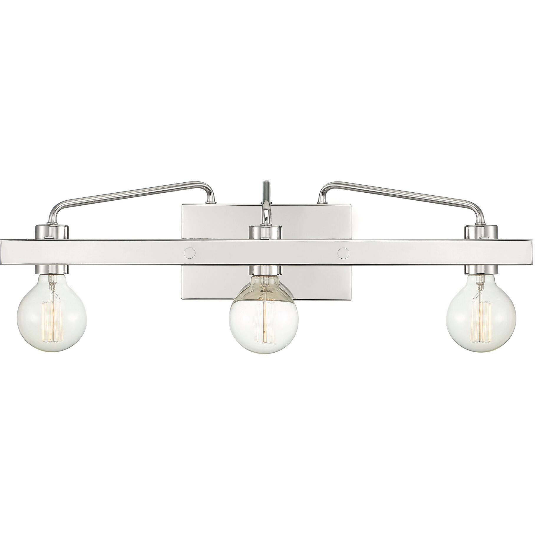 Ravella 3 Light 24 inch Polished Nickel Bath Bar Wall Light